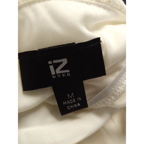 iZ byer Women's White High Low Underskirt Dress M - Picture 6 of 6